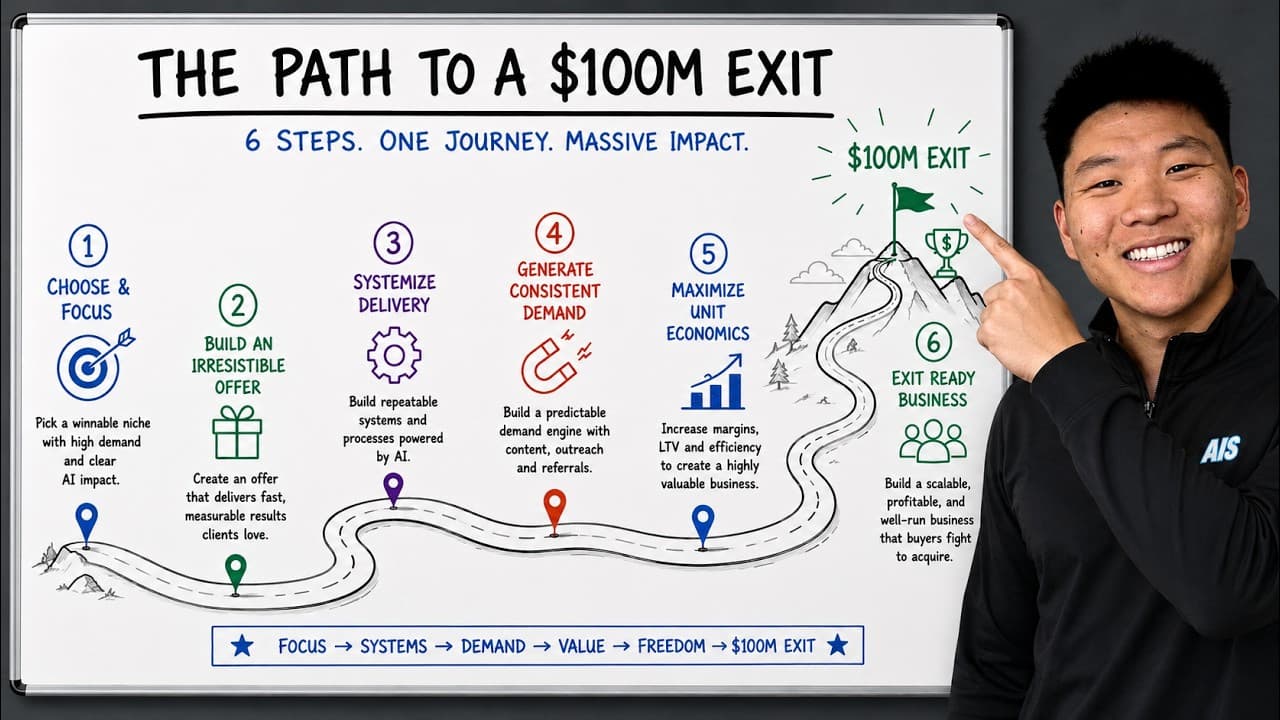 The Path to a $100M AI Agency: Scaling Agentic Workflows and Moving Up-Market